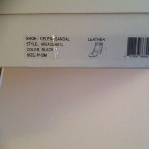 Black Leather Strapped Heels With Studs